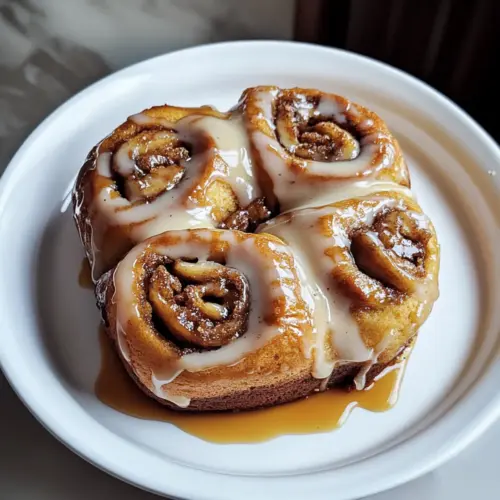 Karamell Bananenbrot Zimtschnecken