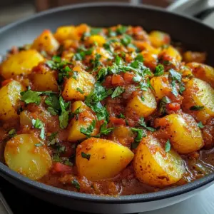 Dopiazeh Aloo Persische Kartoffel-Curry