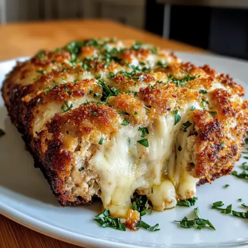 Parmesan Hähnchen Fleischlaib