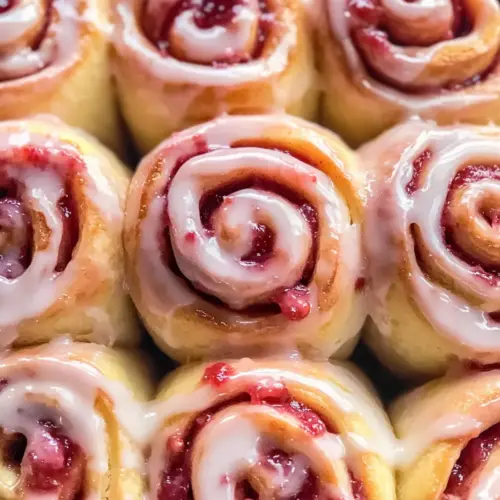 Erdbeer Zimtschnecken