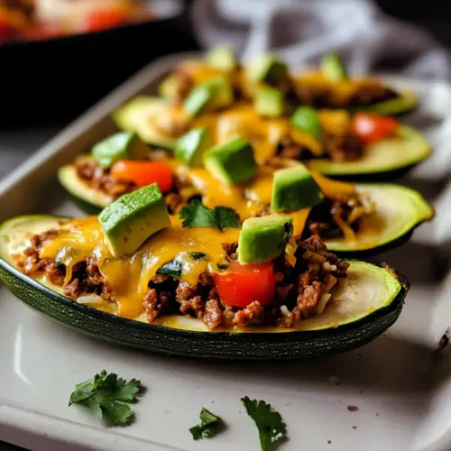 Taco Zucchini Boote