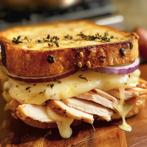 Puten-Dijon-Schmelz-Sandwiches