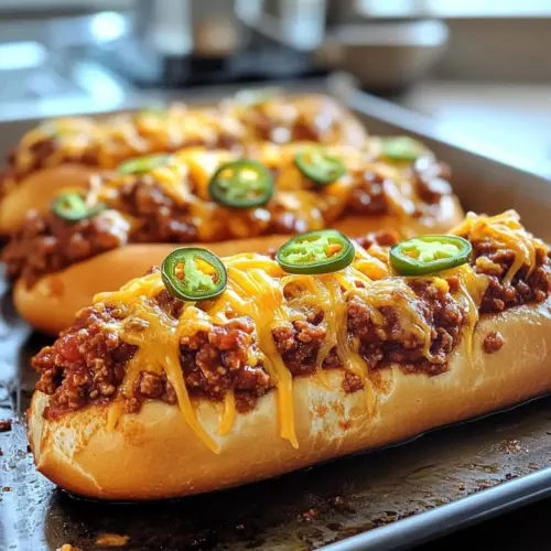 Jalapeño- und Cheddar-Brezel-Hotdog-Brötchen