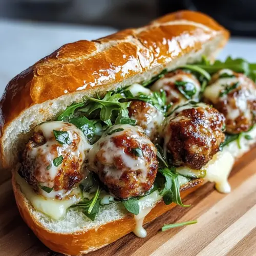 Ahorn-Glasierte Putenfleischbällchen Subs