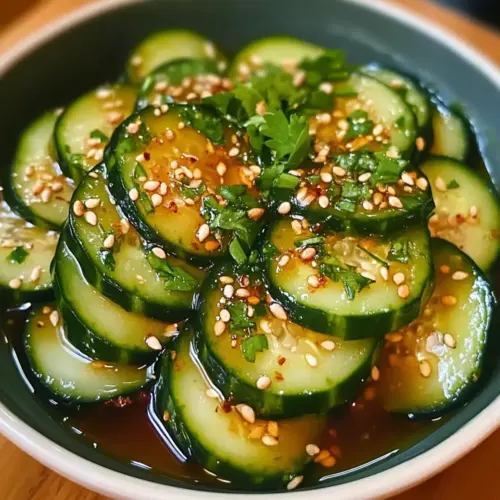 Asiatischer Gurkensalat