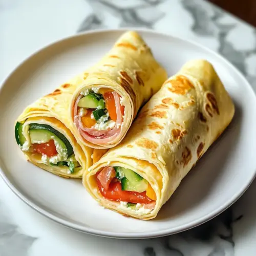 Leckere Hüttenkäse-Wraps