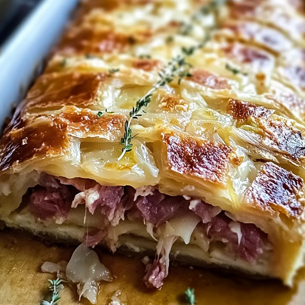 Unwiderstehlicher Reuben-Bake-Auflauf