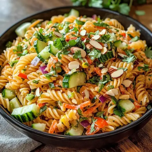 Limetten Crunch Nudelsalat