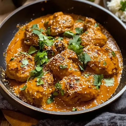 Ein-Pfannen-Sesam-Kürbis-Butter-Hühnchen