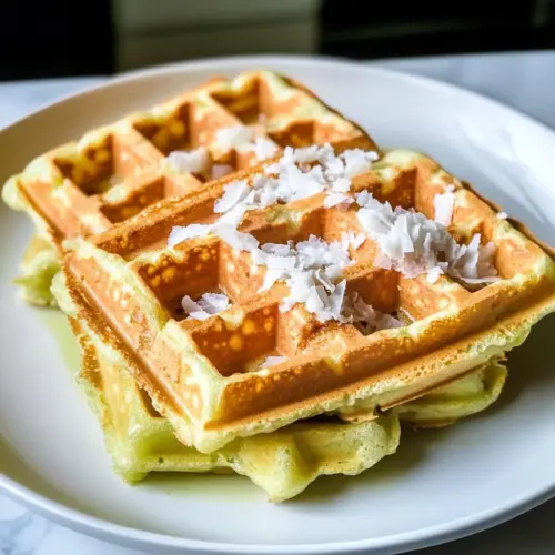 Pandan Waffeln