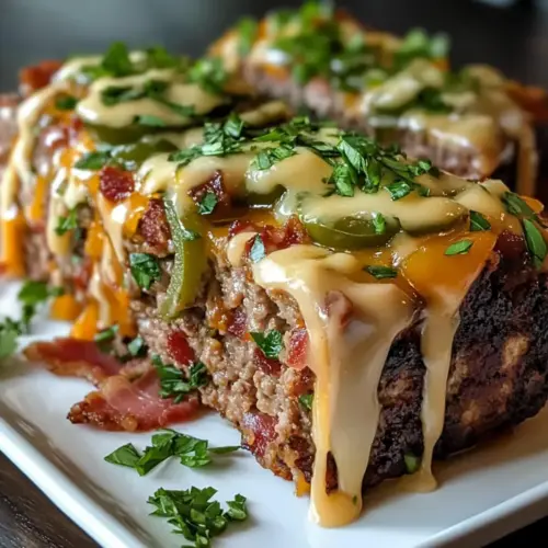 Scharfer Jalapeño-Popper-Fleischlaib