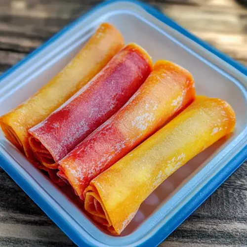 Batike Mango Erdbeer Fruchtleder