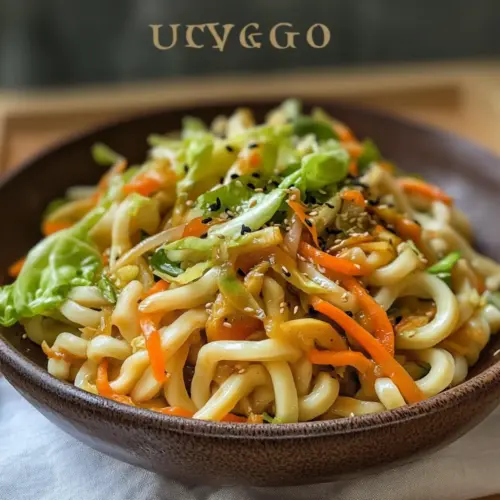 Udon-Nudelsalat