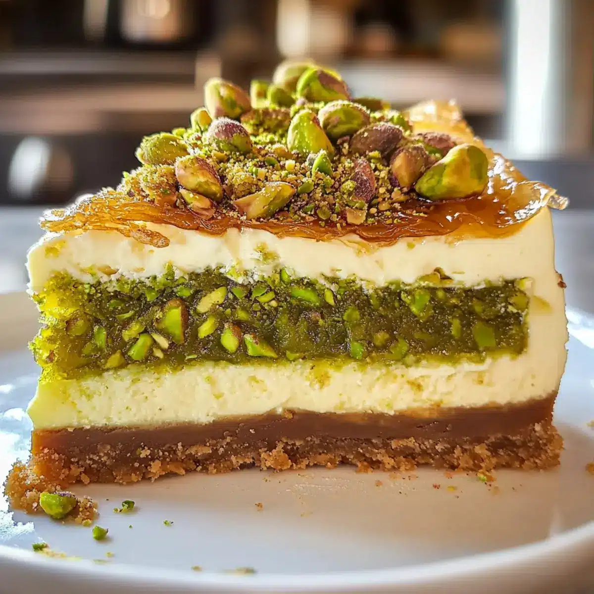 Baklava Pistazien Käsekuchen