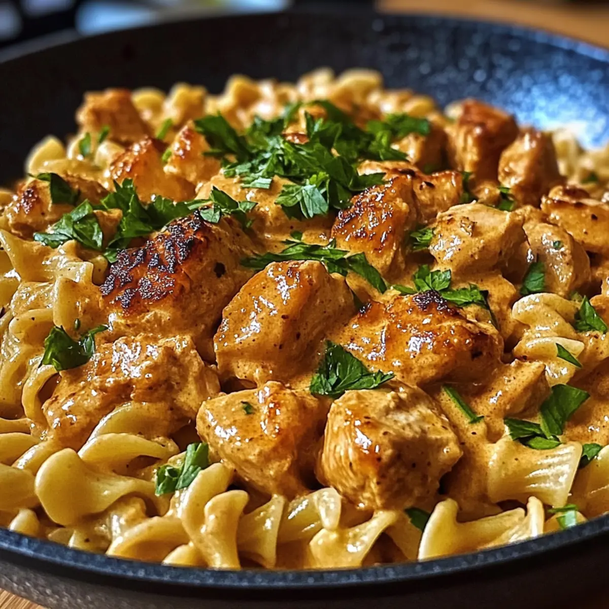Cowboy Butter Hähnchen Pasta