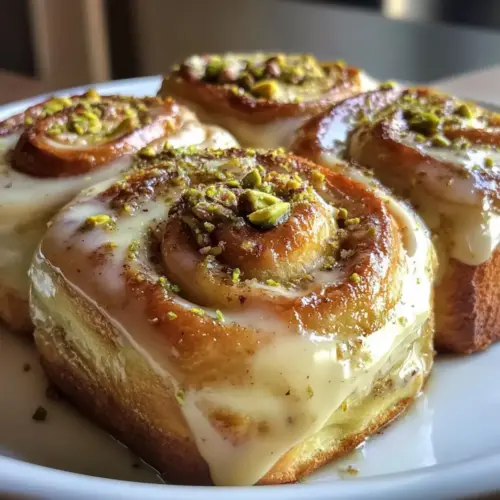 Pistaziencreme Zimtschnecken