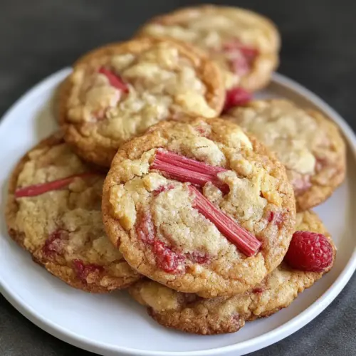 Rhabarber Himbeerkekse