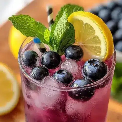 Blaubeer-Mocktail