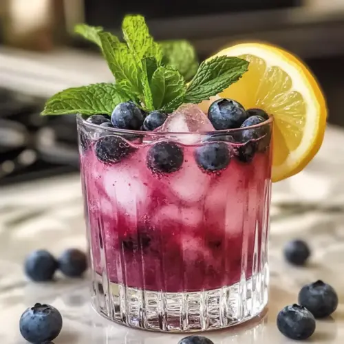 Blaubeer-Mocktail