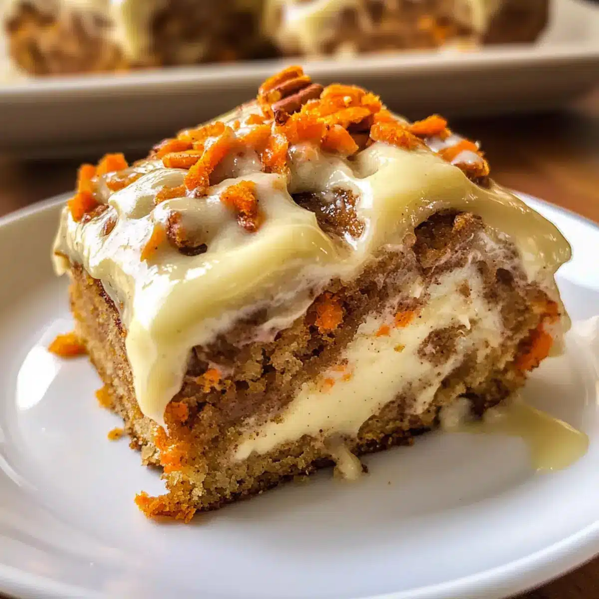 Karottenkuchen Zimtschnecken