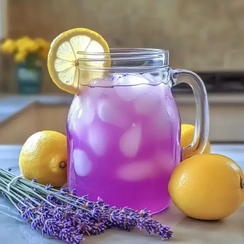 Hausgemachte Lavendel-Limonade
