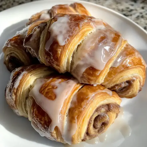 Zimtschnecken-Croissants