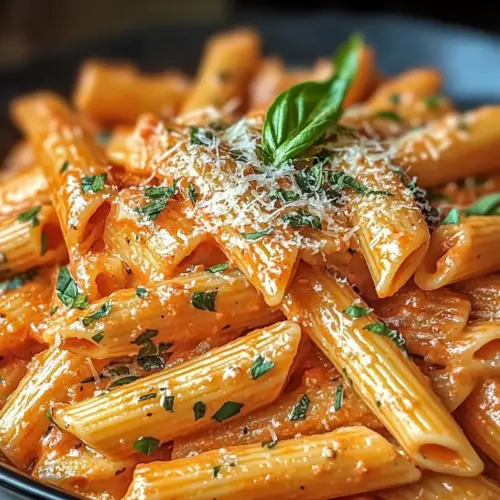 Cremige Tomaten-Knoblauch-Pasta