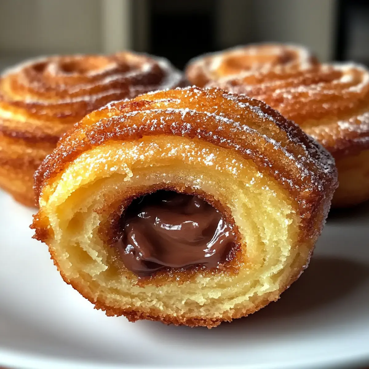 Leckere Churro-Cruffins