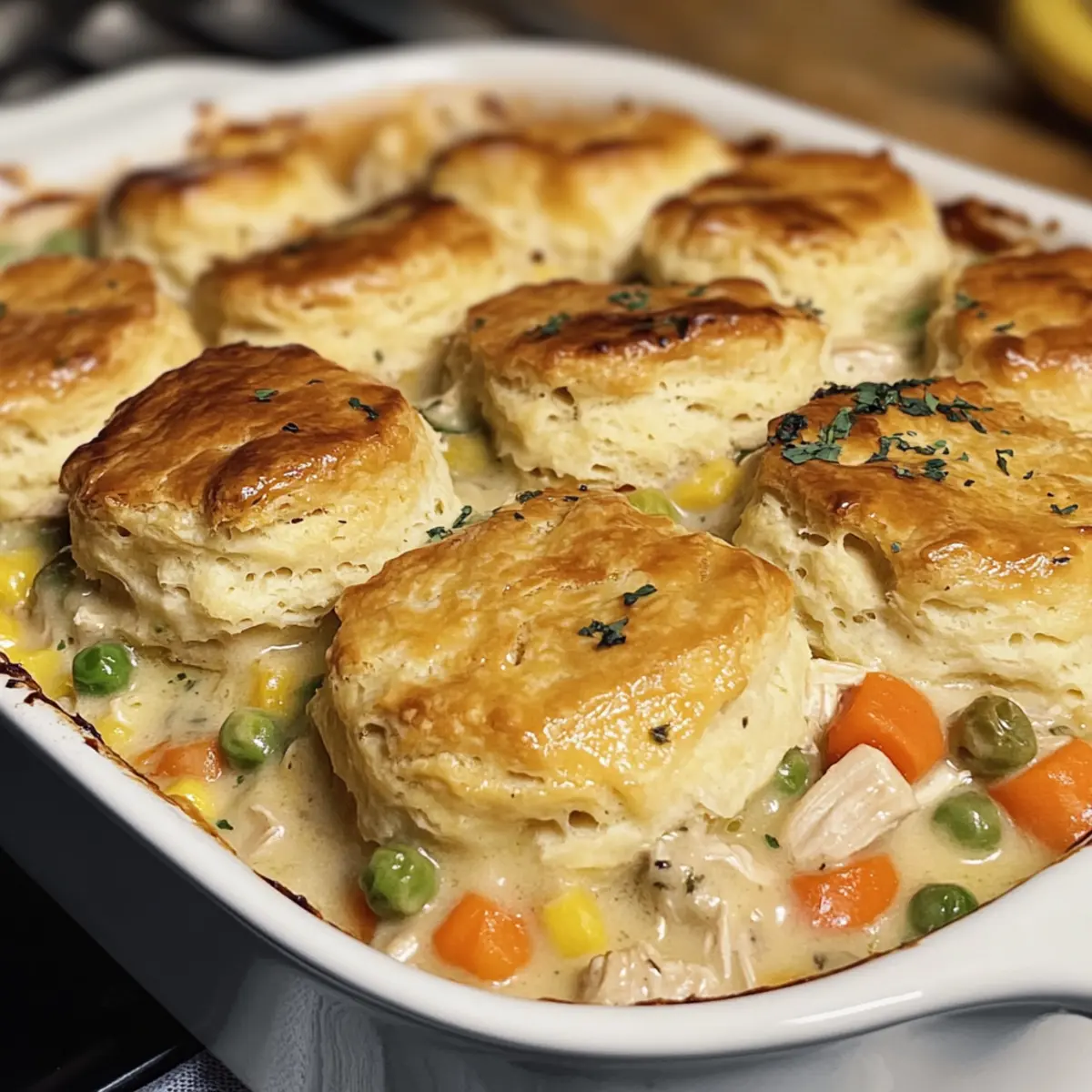 Hausgemachter Hühnertopf-Pie