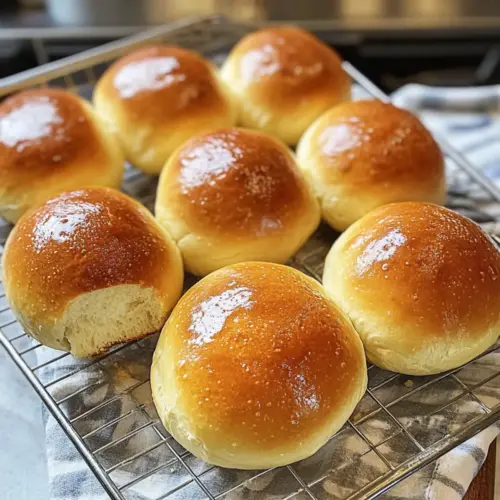 Hausgemachte Hotdog- und Hamburgerbrötchen