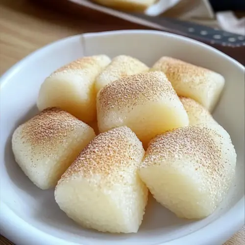 Pfannen-gebratener frischer Milch-Mochi