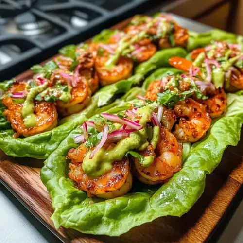 Blechpfanne Chili-Limonen-Garnelen Salat
