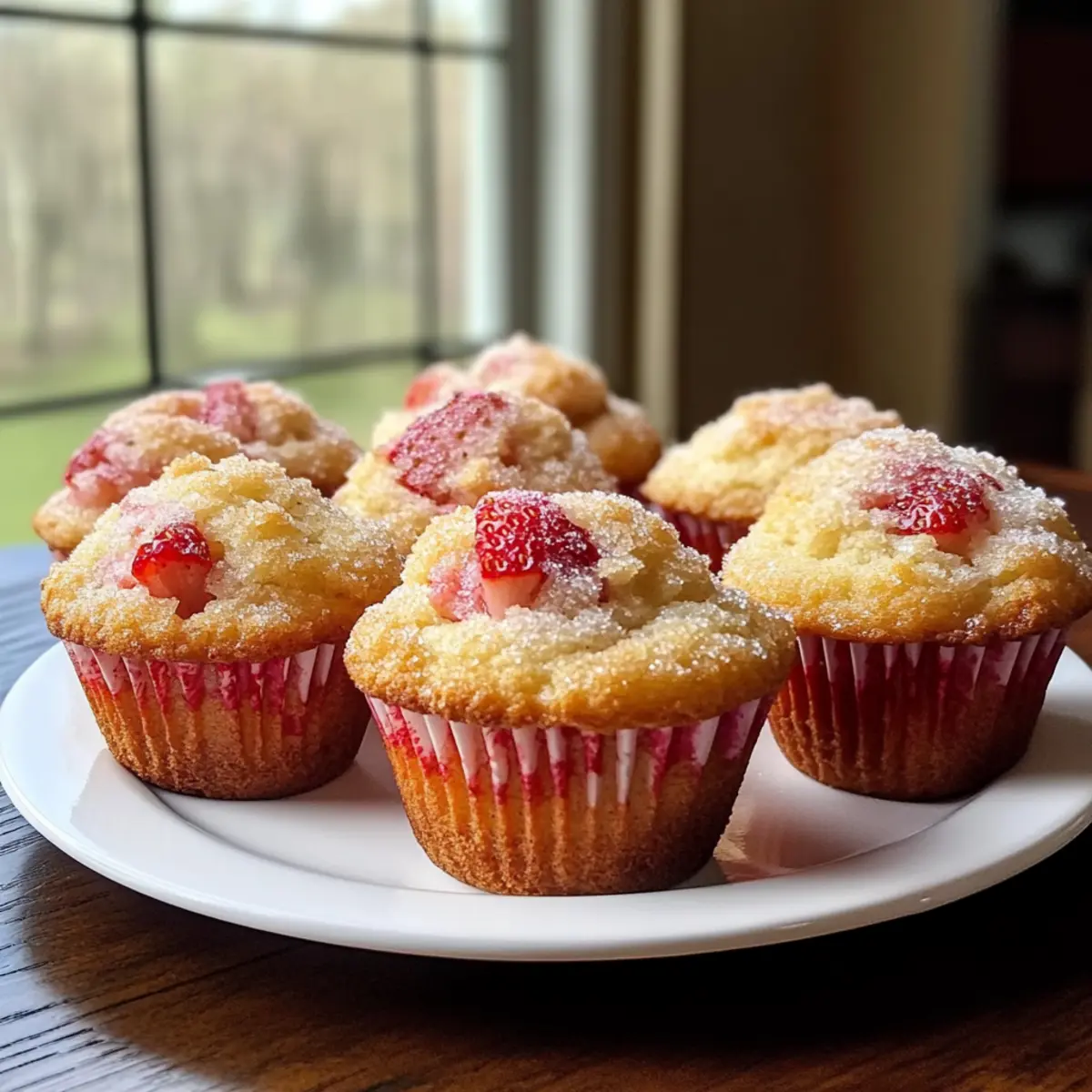 Erdbeer-Kürbiskuchen Muffins