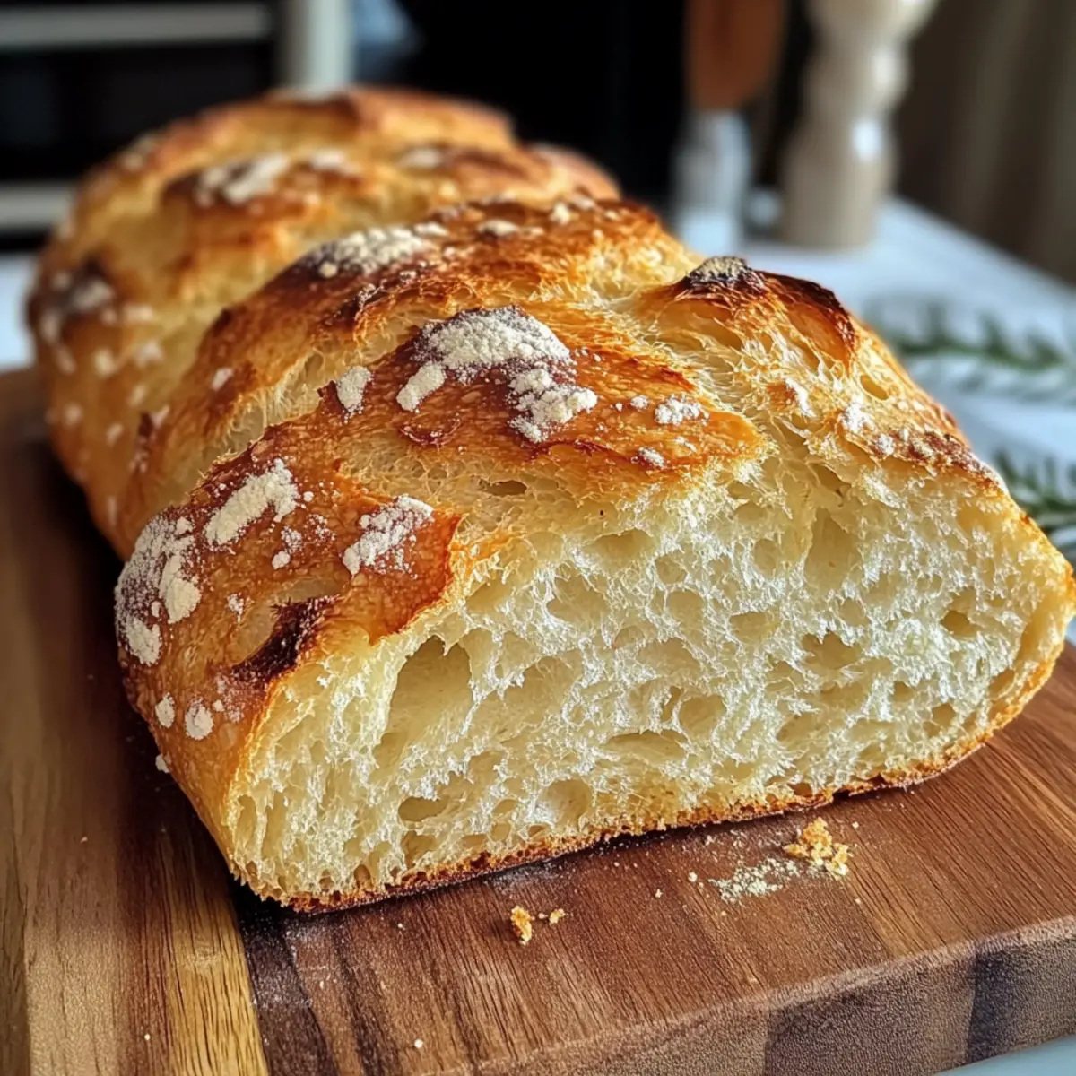 Einfaches italienisches Brotrezept Zutaten: - 500 g Mehl - 2 TL Salz - 1 Päckchen Trockenhefe - 350 ml warmes Wasser - 1 TL Zucker Anleitung: 1. Mehl, Salz und Trockenhefe in einer Schüssel vermengen. 2. Zucker mit warmem Wasser auflösen und zur Mehlmischung hinzufügen. 3. Den Teig kneten, bis er glatt und elastisch ist. 4. Den Teig in einer geölten Schüssel abdecken und an einem warmen Ort 1 Stunde gehen lassen. 5. Den Teig erneut durchkneten und in eine Brotform geben. 6. Weitere 30 Minuten gehen lassen. 7. Den Ofen auf 220 °C vorheizen und das Brot 30-35 Minuten backen, bis es goldbraun ist.