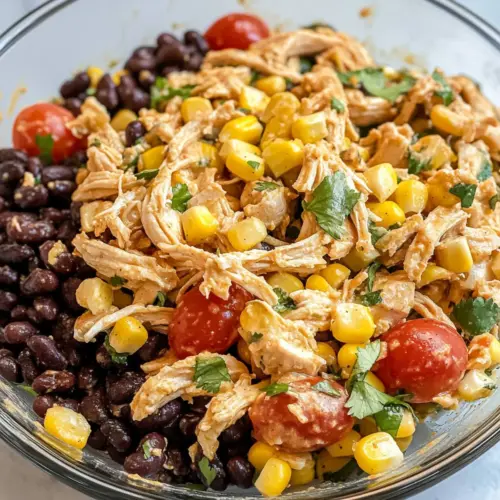Schneller Southwest-Hühnchen-Salat