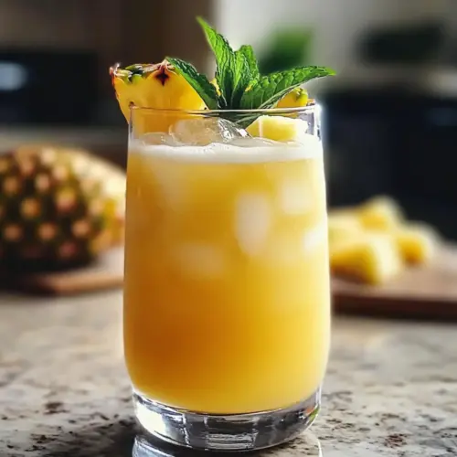 Tropisches Ananas Soda
