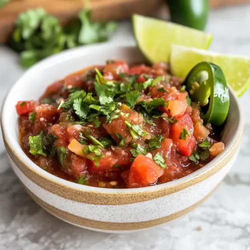 hausgemachte Restaurant-ähnliche Salsa
